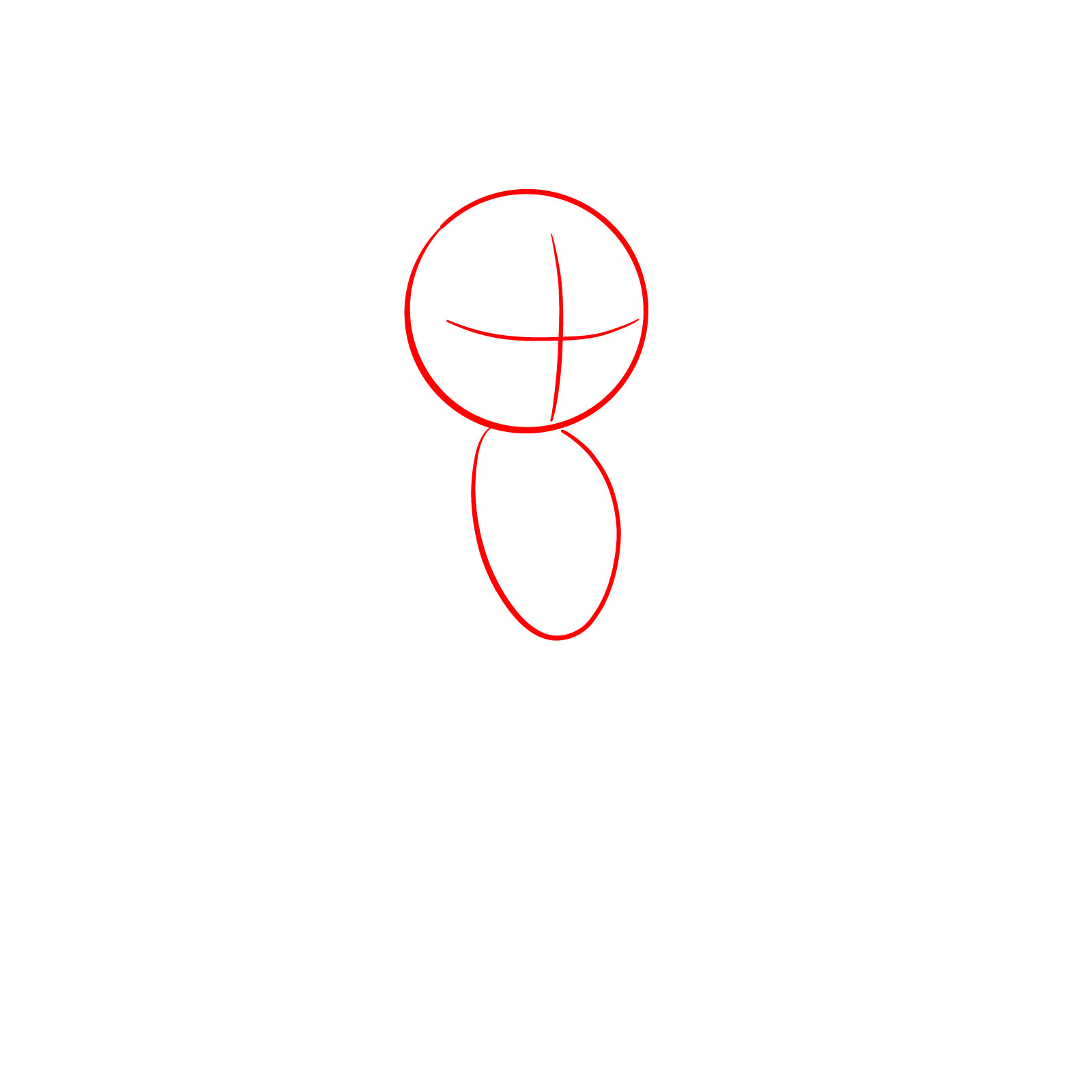 How to Draw Super Sonic from the Sonic Movie - step 01