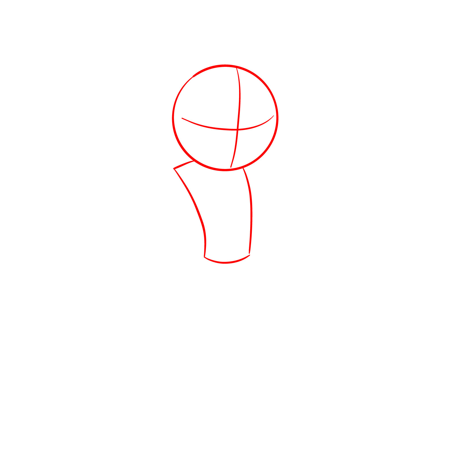 How to Draw Super Shadow from the Sonic Movie Universe - step 01