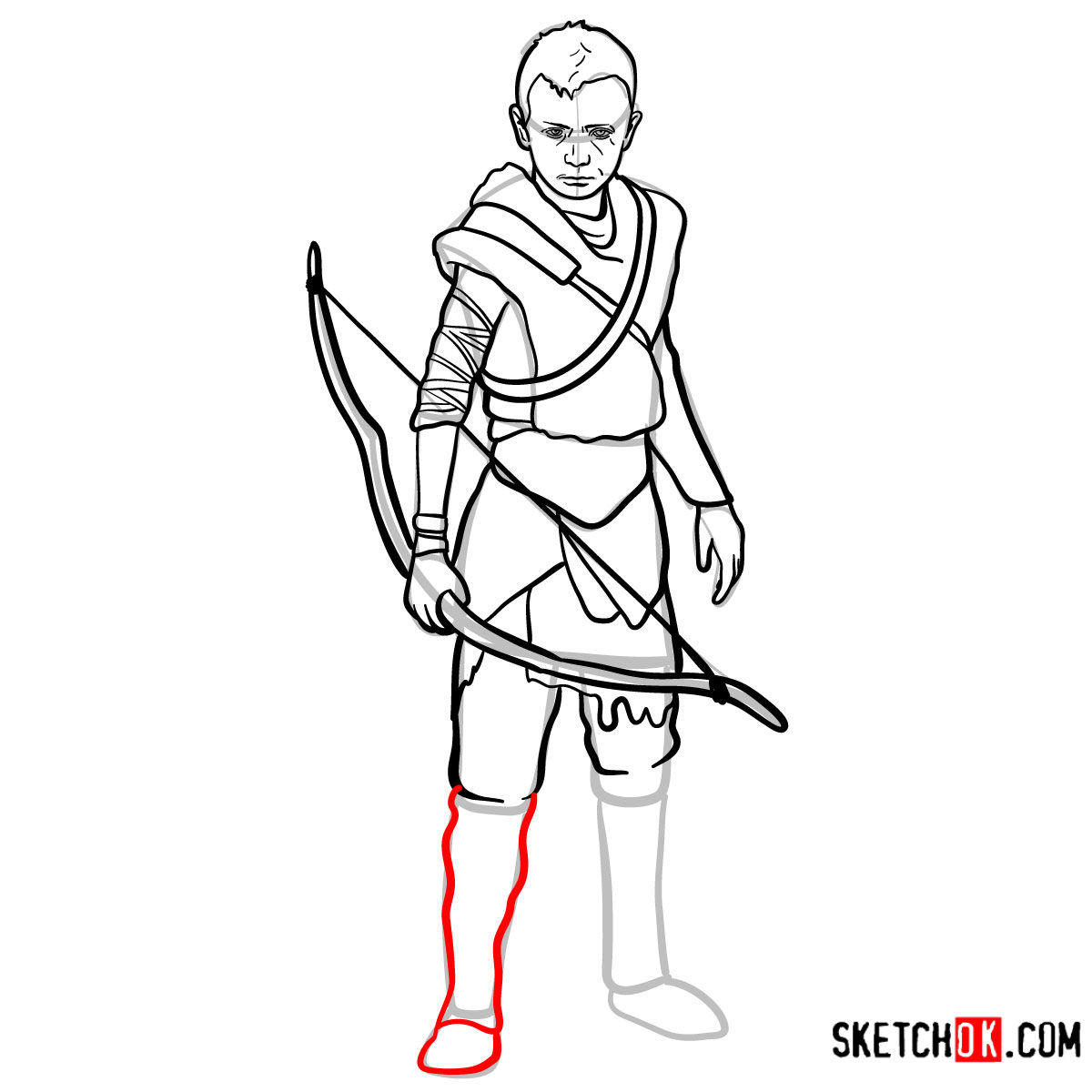 God of War | Kratos Drawing - YouTube