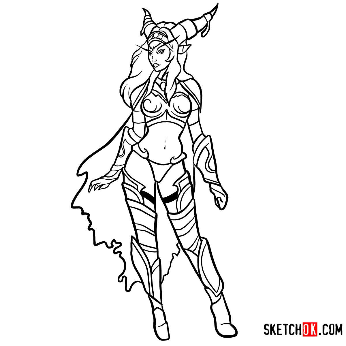 how to draw world of warcraft characters step by step