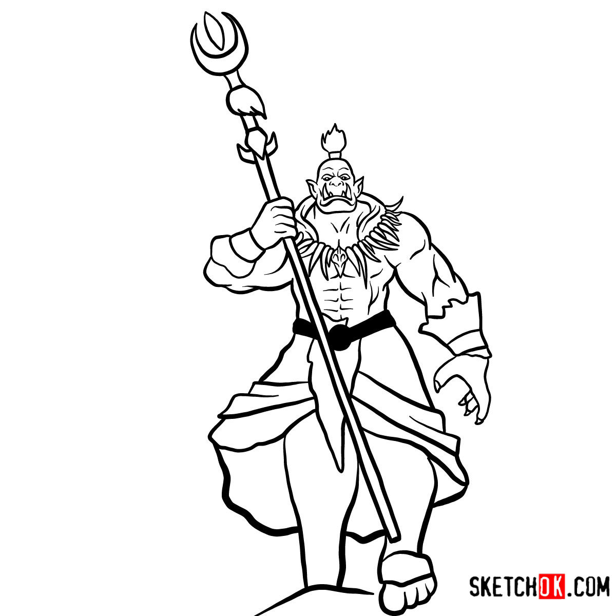 How to draw Ner'zhul | World of Warcraft