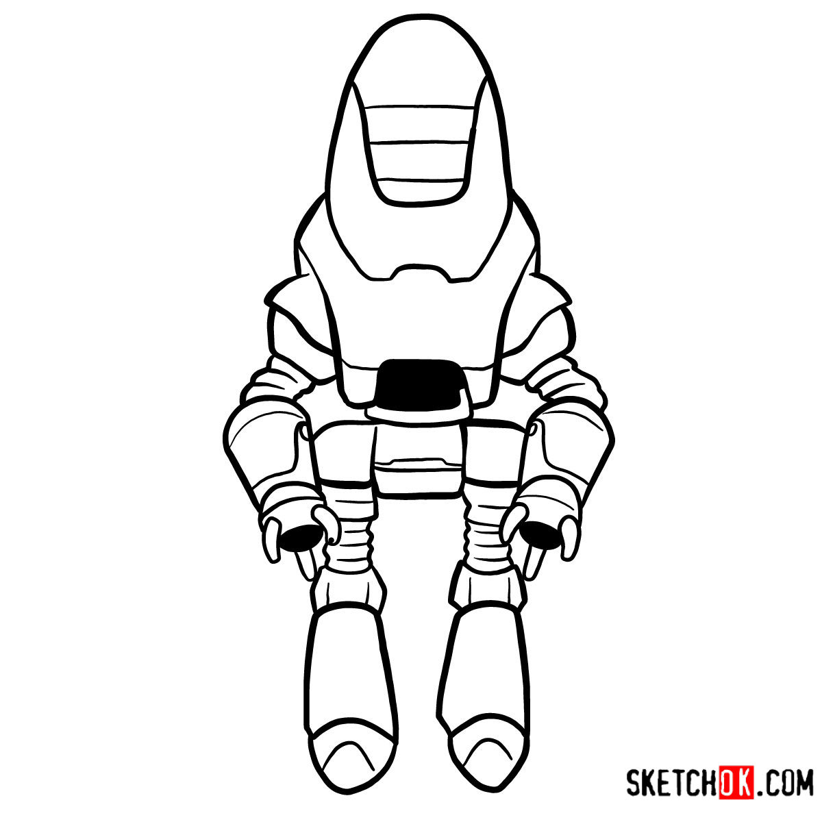 How to draw the Protectron | Fallout