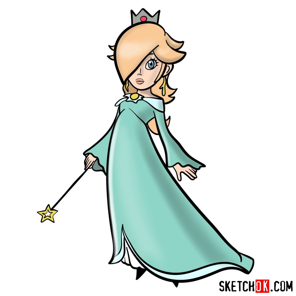 How to draw Princess Rosalina