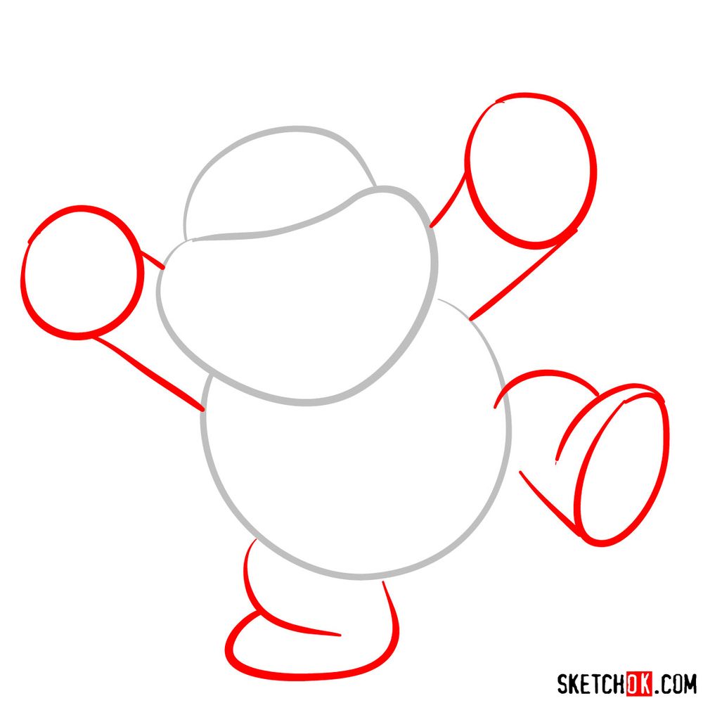 How to draw Bowser Jr. - step 02