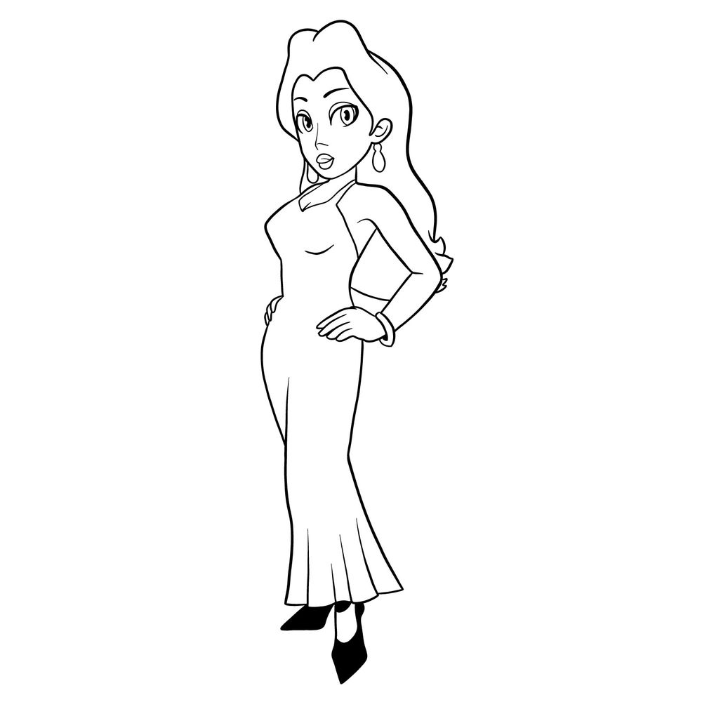 How to draw Pauline (Marion games)