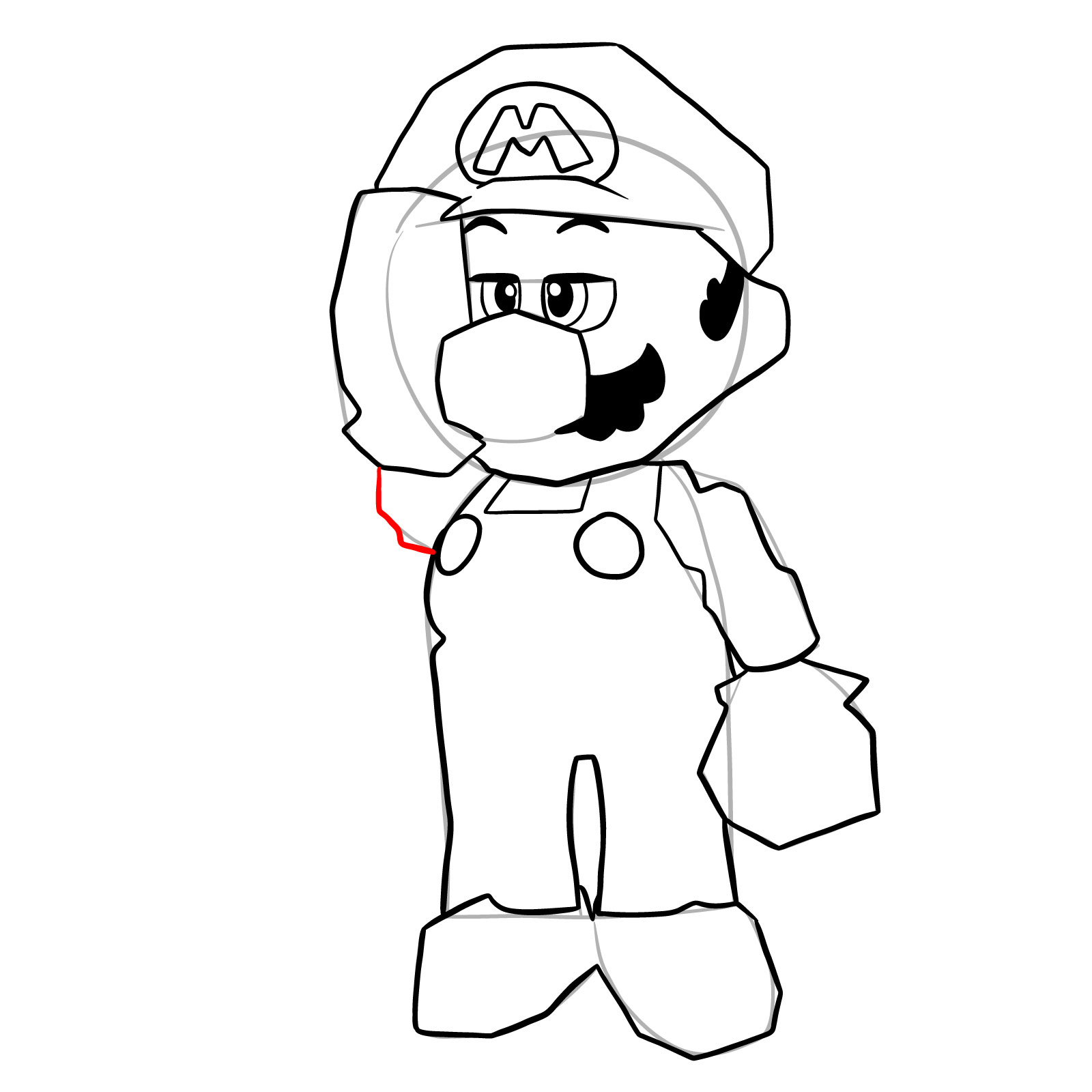 How to draw SuperMarioGlitchy4 (N64) - step 24