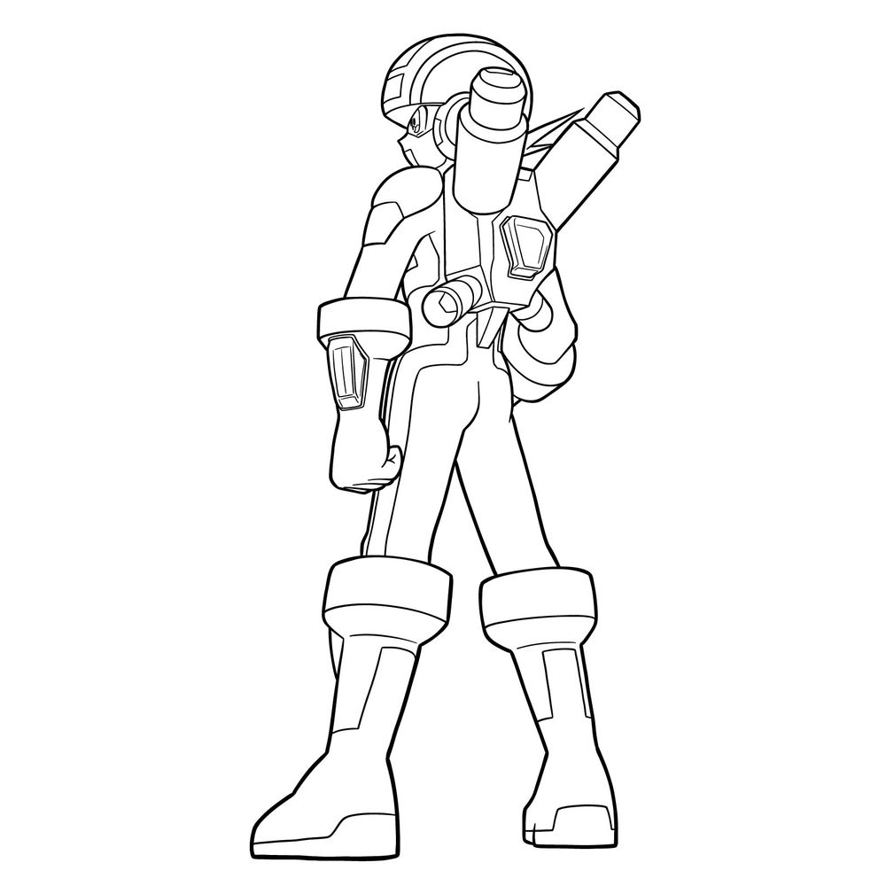 How to Draw MegaMan.EXE in AquaCustom Style: Full Guide