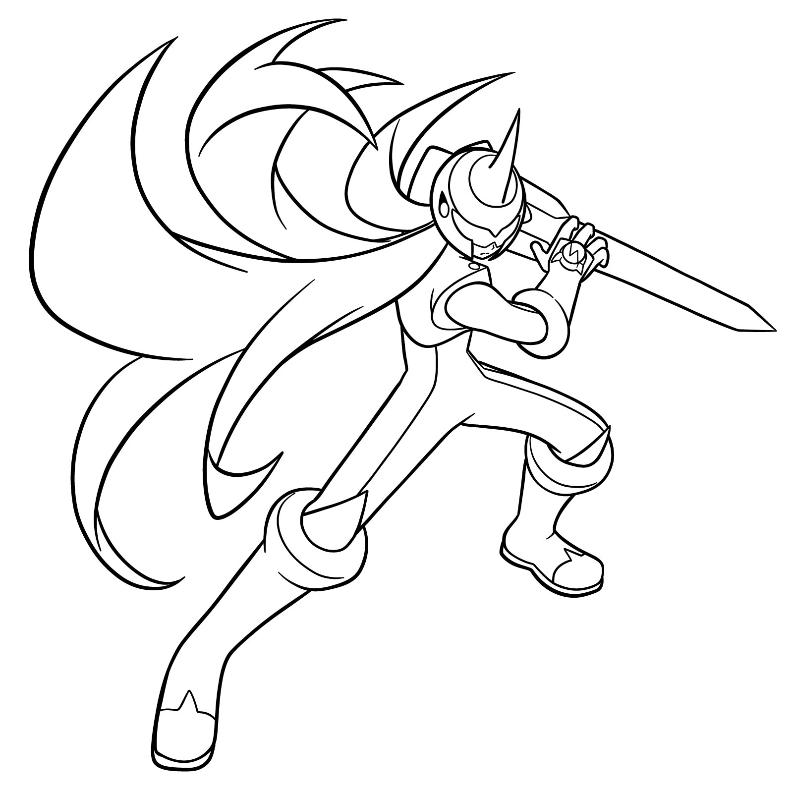 How to Draw ProtoMan.EXE - final step