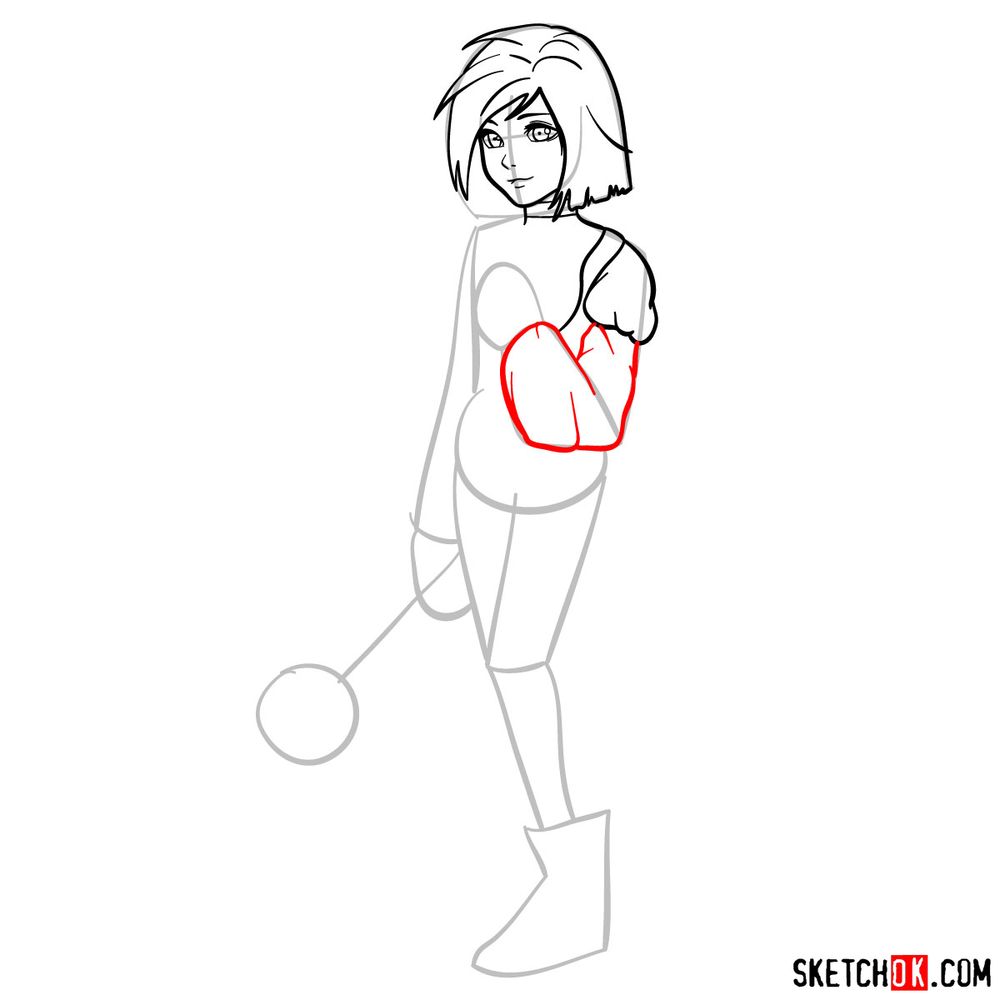 How to draw Garnet Til Alexandros - step 07