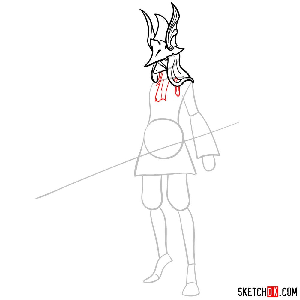 How to draw Freya Crescent - step 07