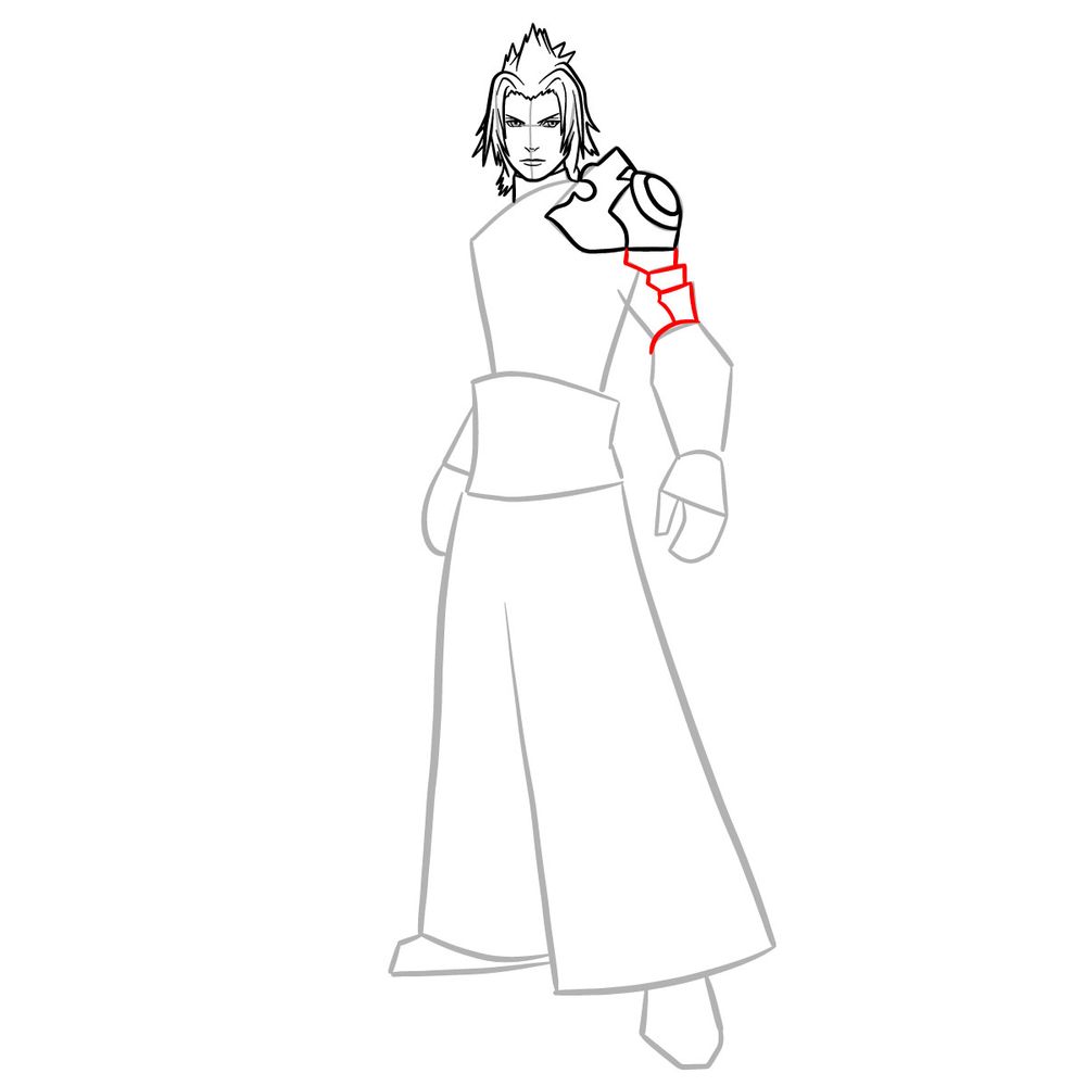 How to draw Terra - step 15