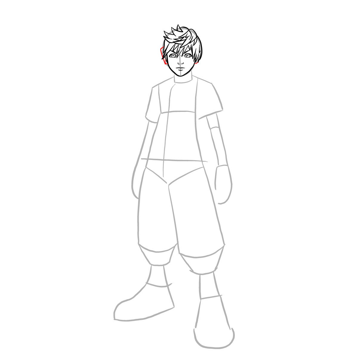 How to draw Ventus - step 15
