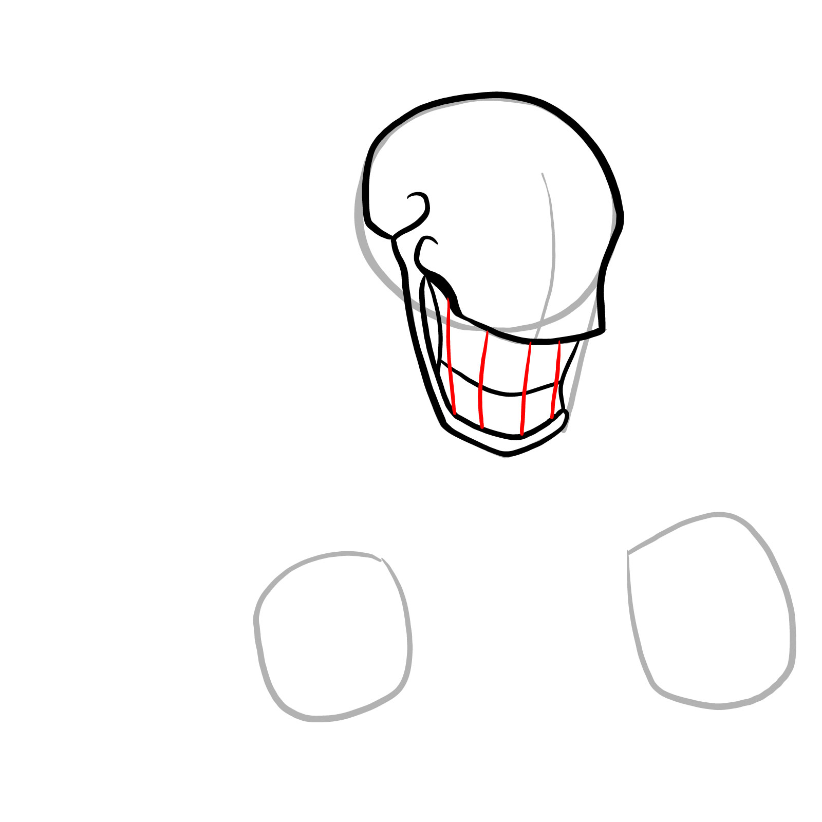 How to draw Phantom!Papyrus from FNF - step 09