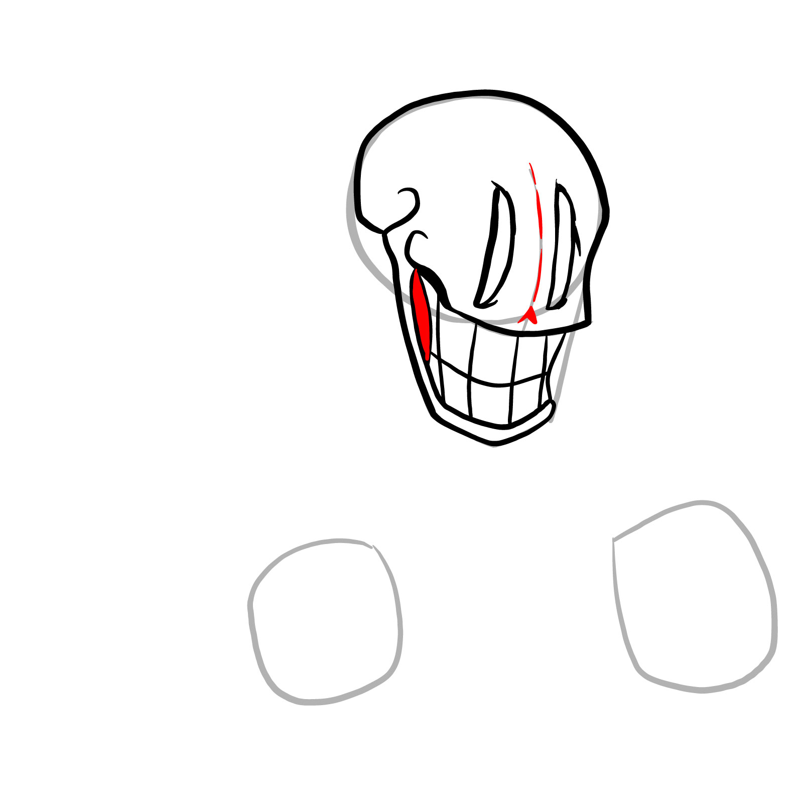 How to draw Phantom!Papyrus from FNF - step 11