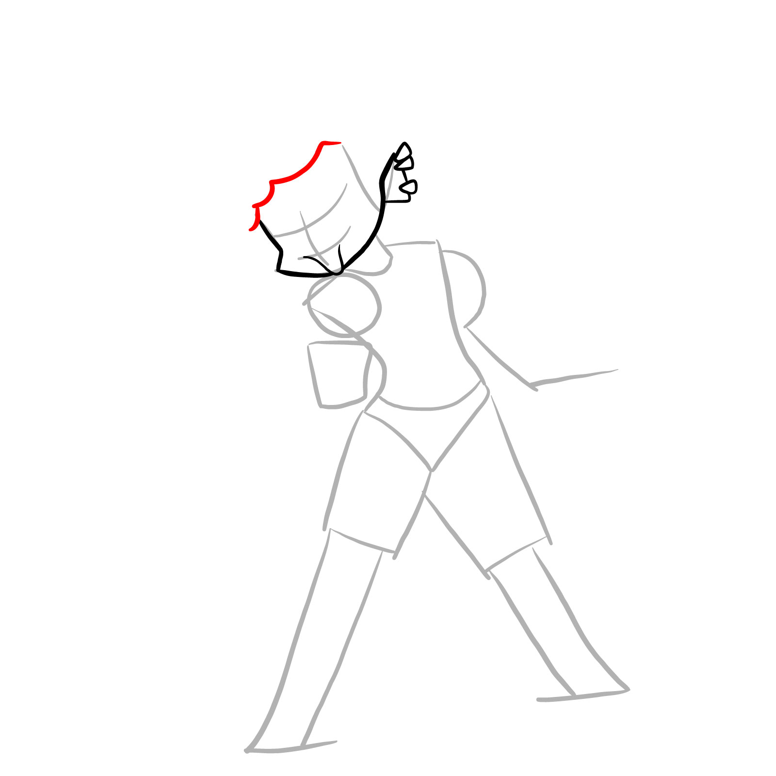How to draw Hellbeats Mommy Mearest - step 06