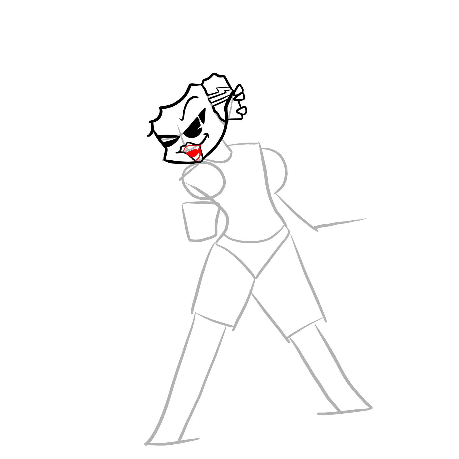 How to draw Hellbeats Mommy Mearest - step 10