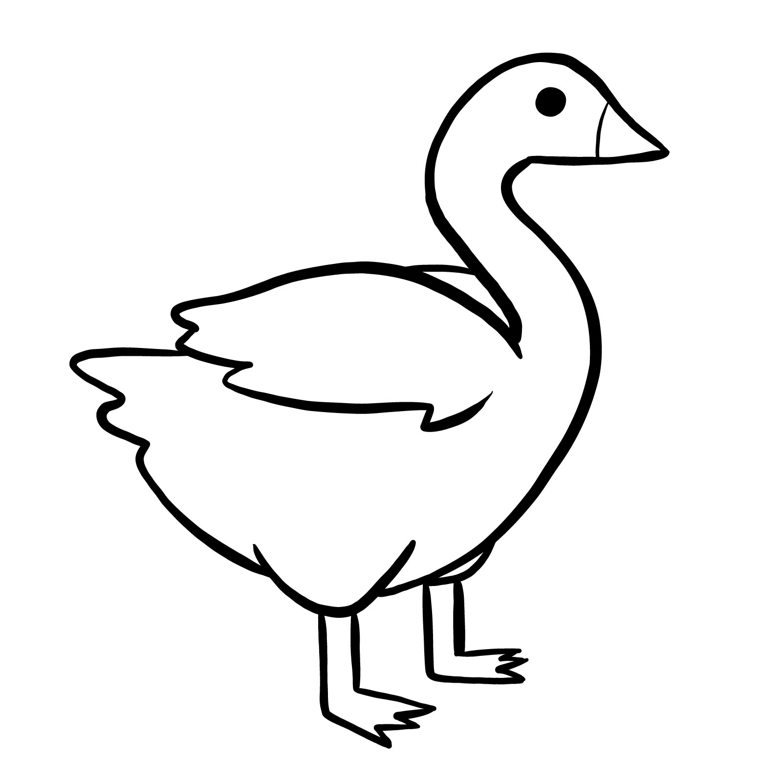How to draw The Goose (FNF: Indie Cross) - coloring