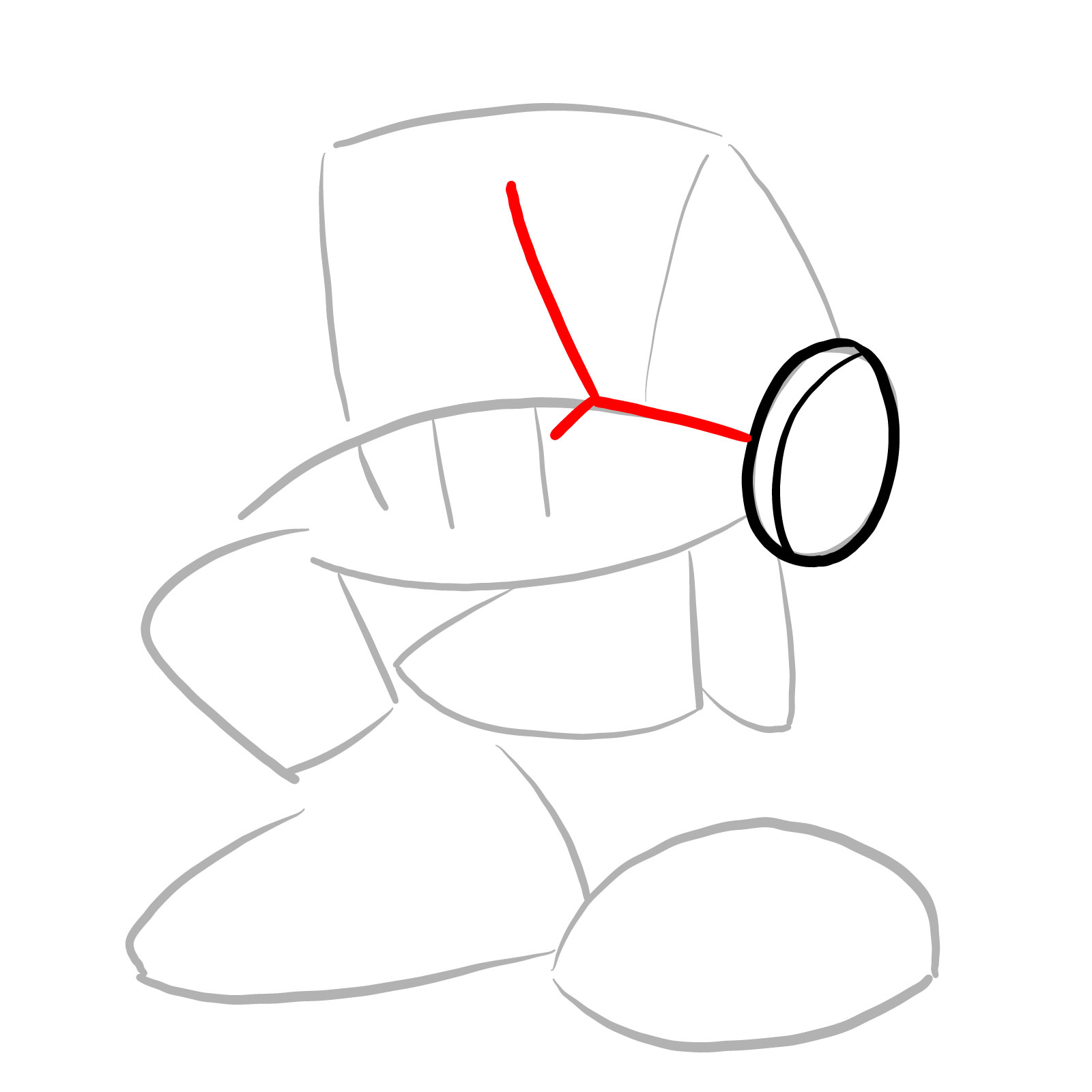 How to draw Neo Boyfriend - step 05