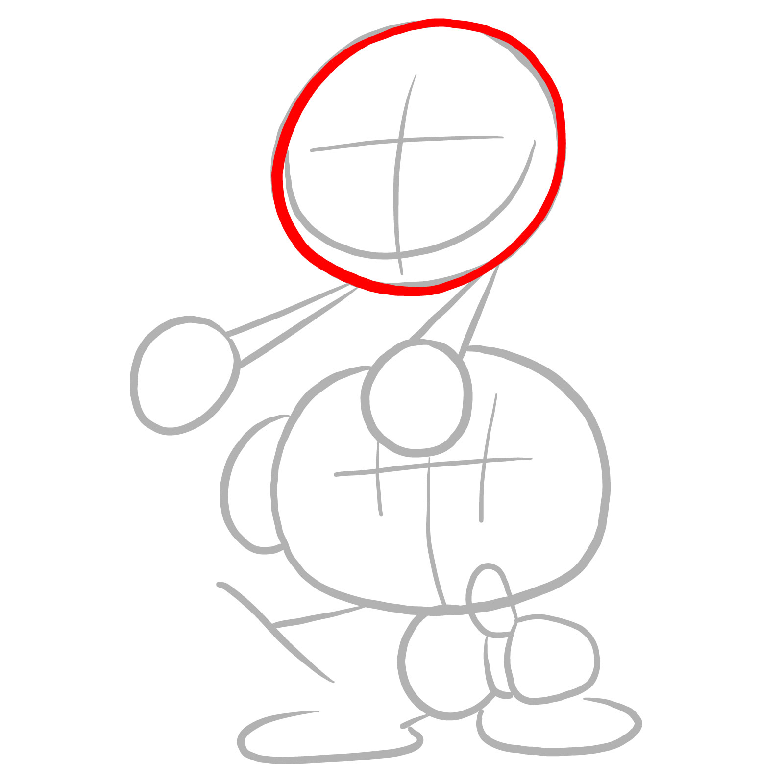 How to draw Pibby Corrupted Skid and Pump - step 04