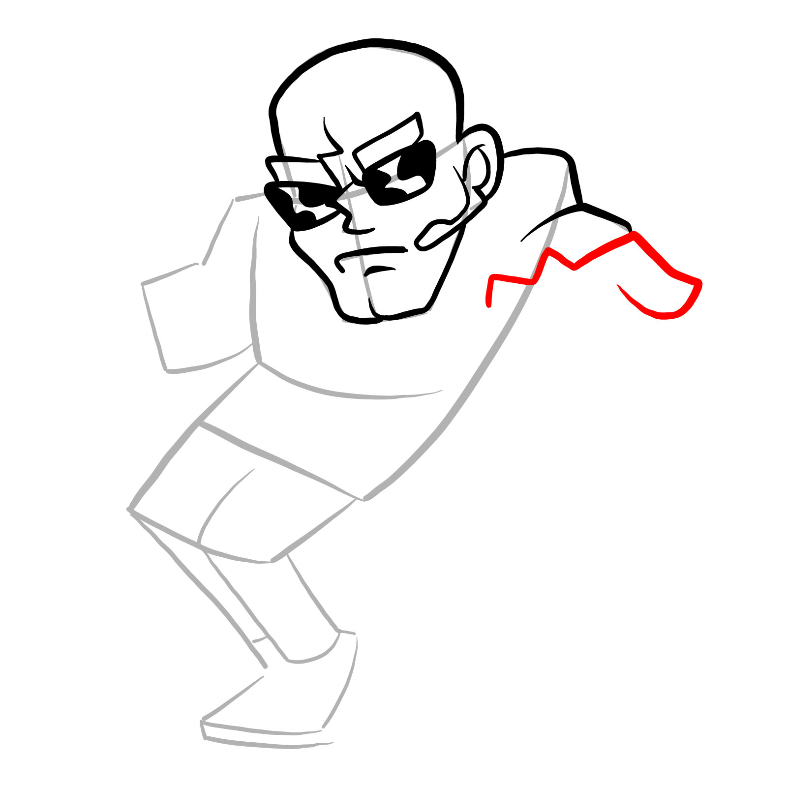 How to draw a Soft Henchman - step 13