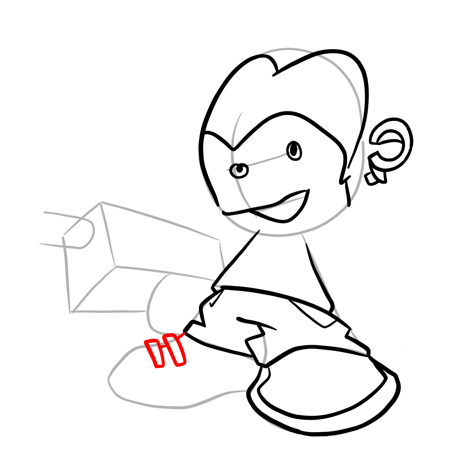 How to draw Pico - Pibby Corrupted - step 17