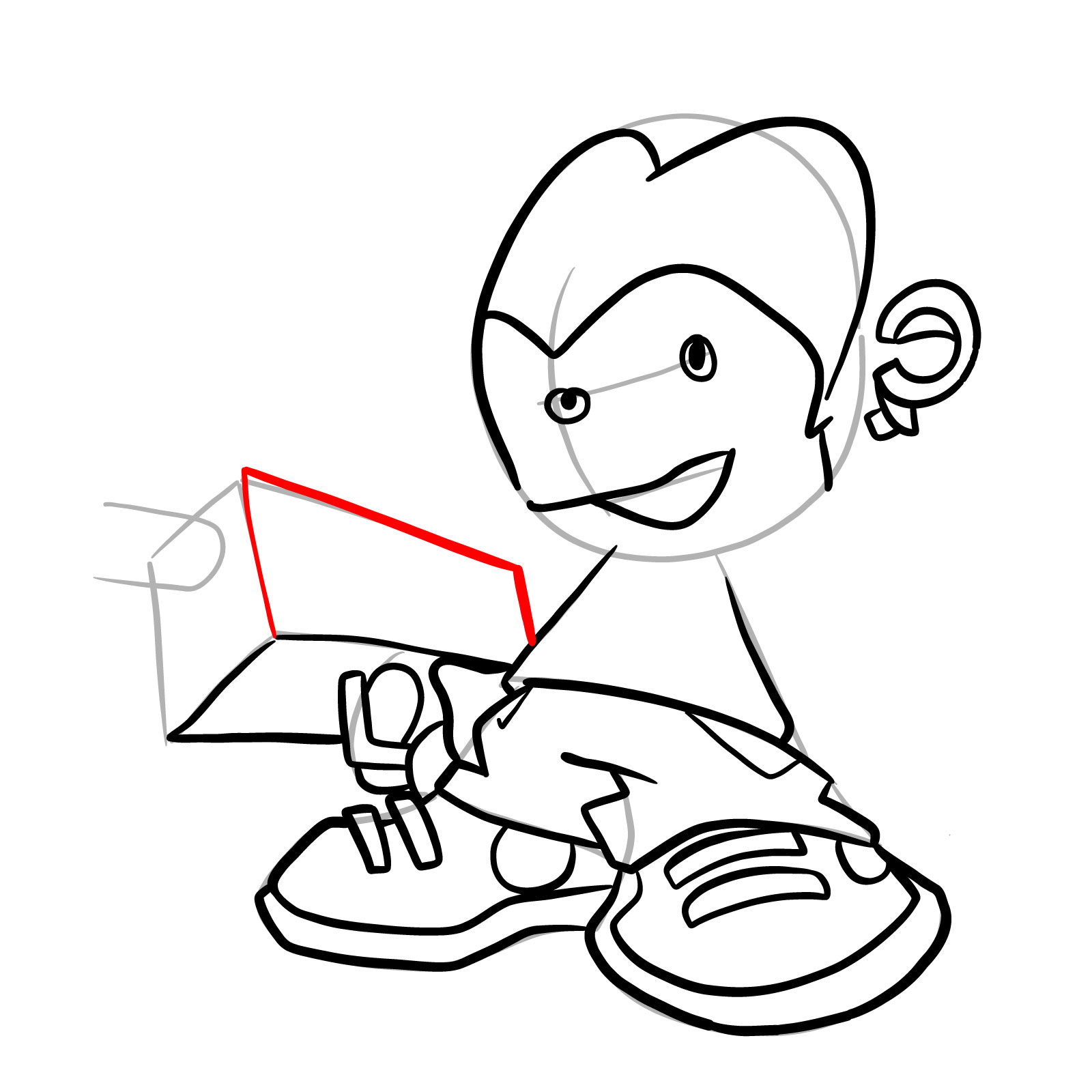 How to draw Pico - Pibby Corrupted - step 25