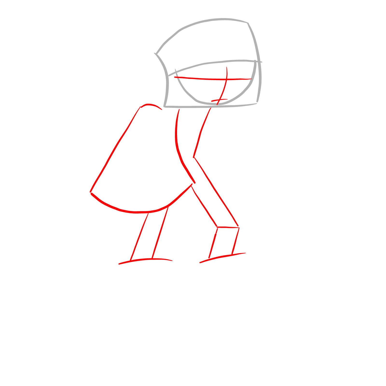 How to draw SugarRatio's Reanimated Ruv - step 02
