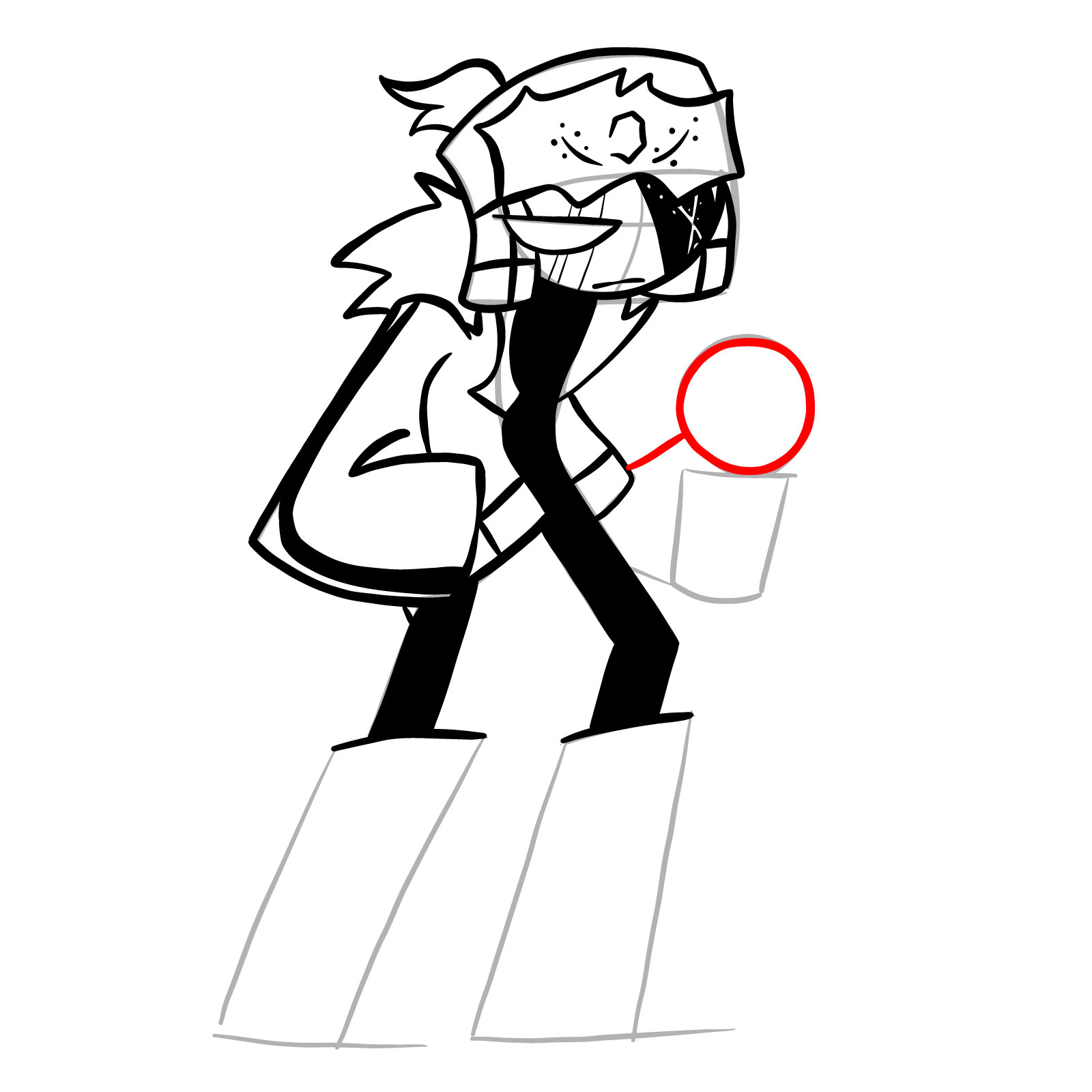How to draw SugarRatio's Reanimated Ruv - step 25