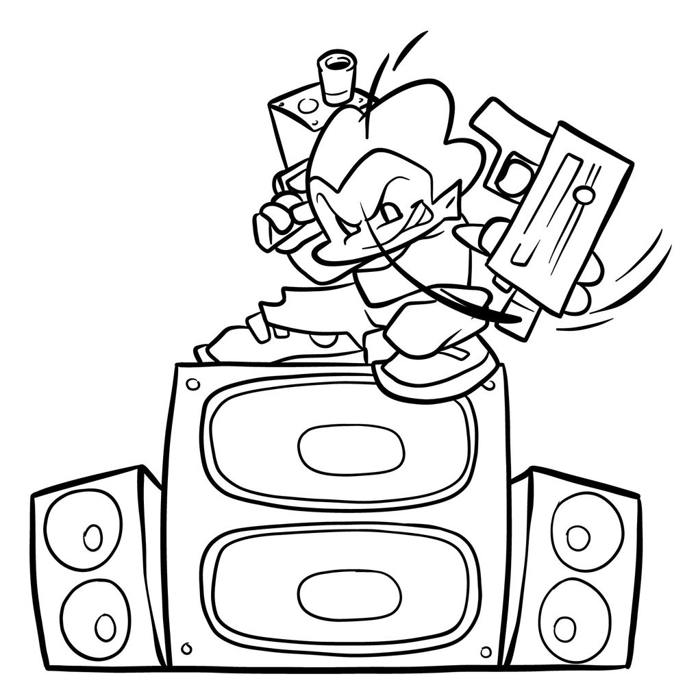 How to draw Pico on the speakers