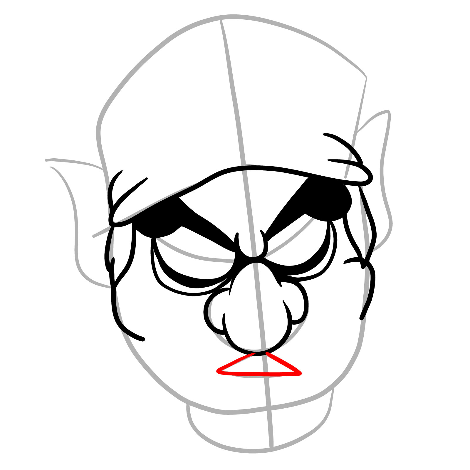 How to draw Wario Apparition  - step 12