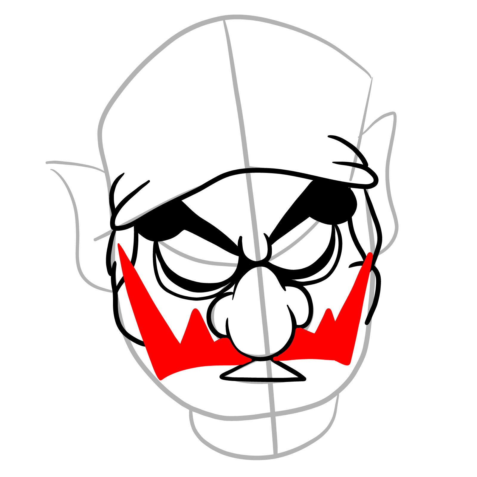 How to draw Wario Apparition  - step 13
