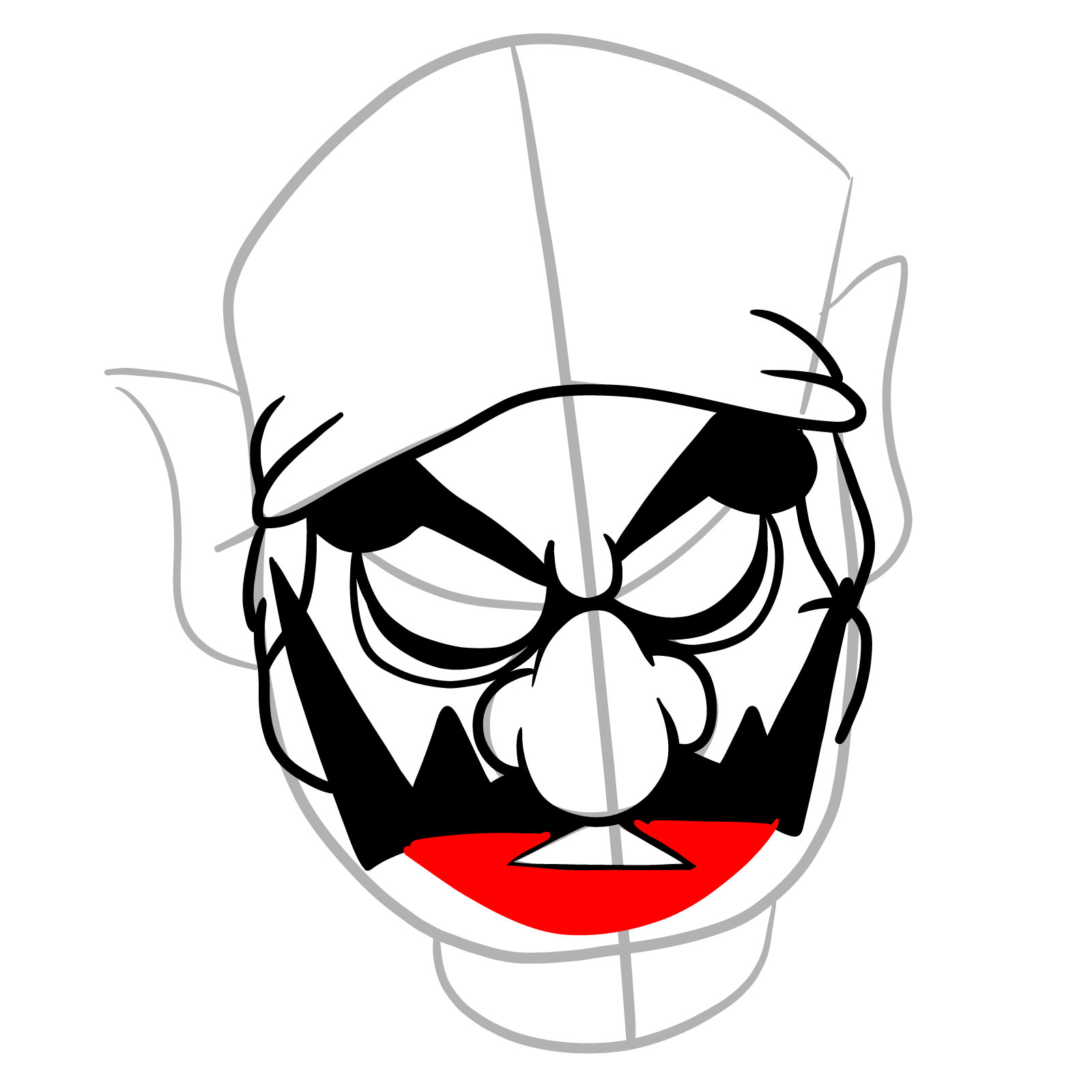 How to draw Wario Apparition  - step 14