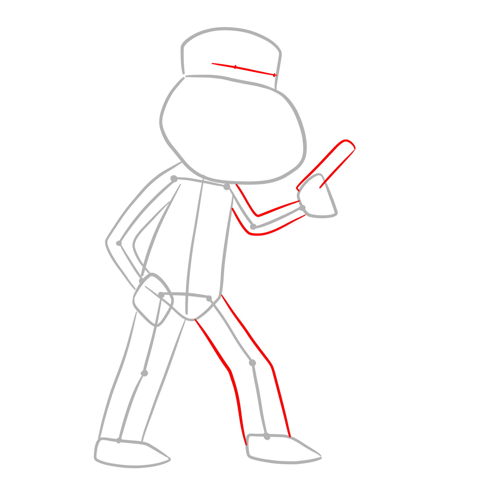 How to draw Glenn Quagmire (FNF x Pibby) - step 03