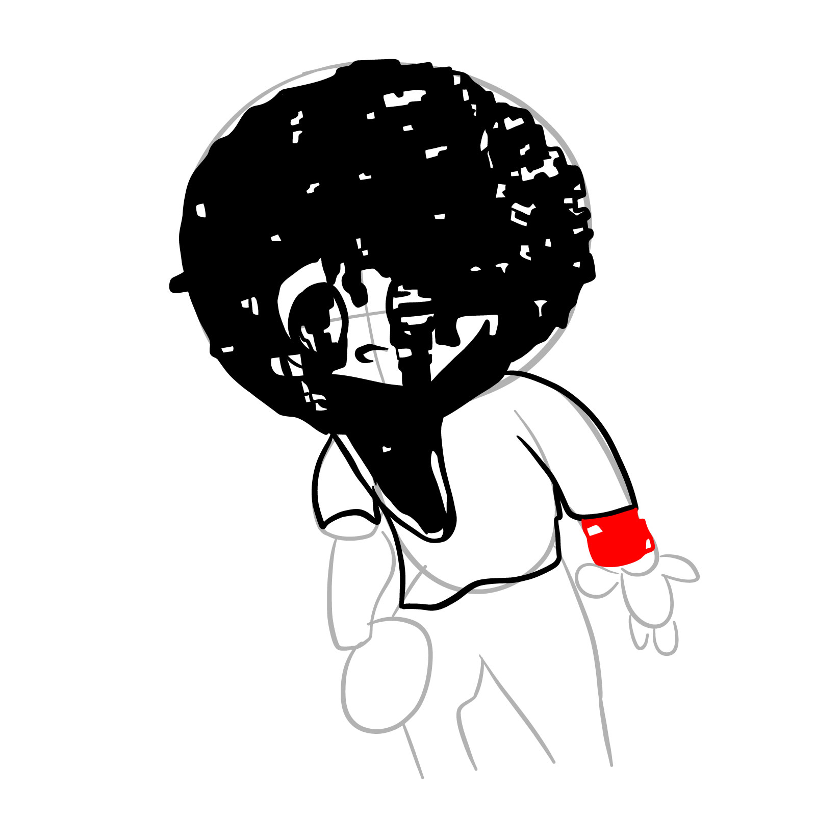 How to draw Rallo Tubbs (FNF x Pibby) - step 17