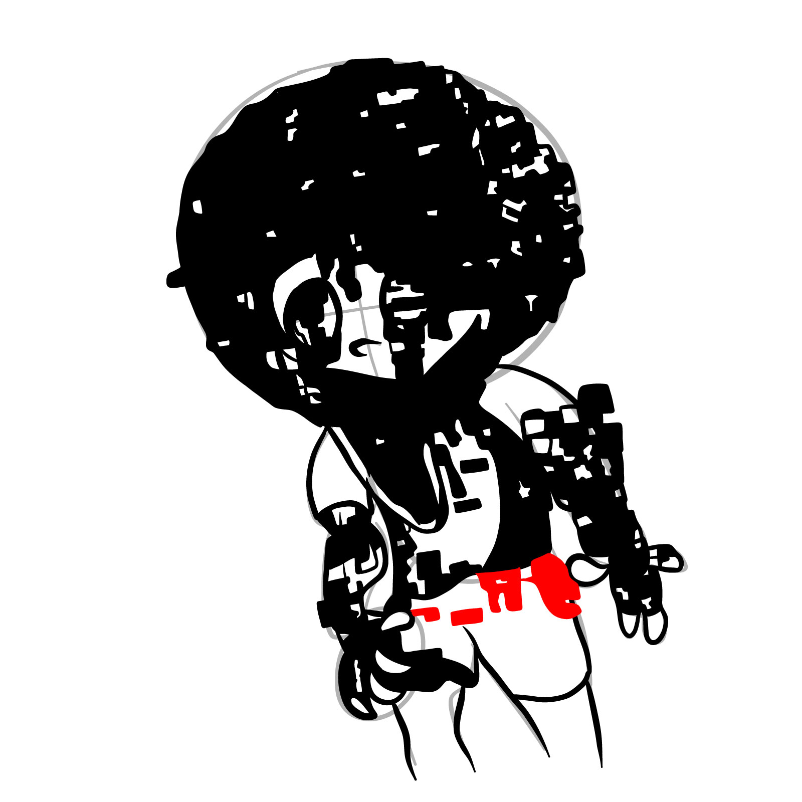 How to draw Rallo Tubbs (FNF x Pibby) - step 33