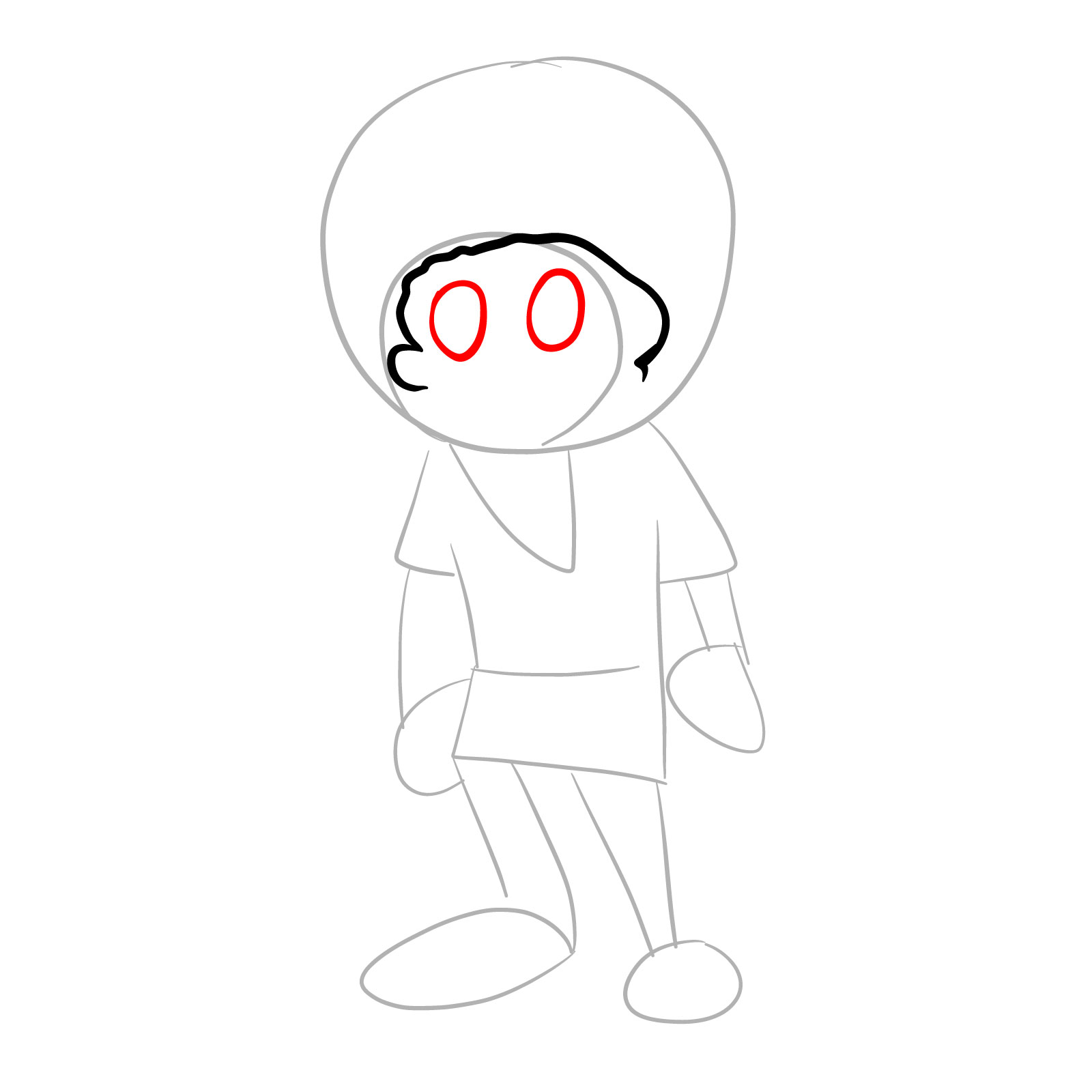How to draw Rallo Tubbs Pibby Corrupted - step 05