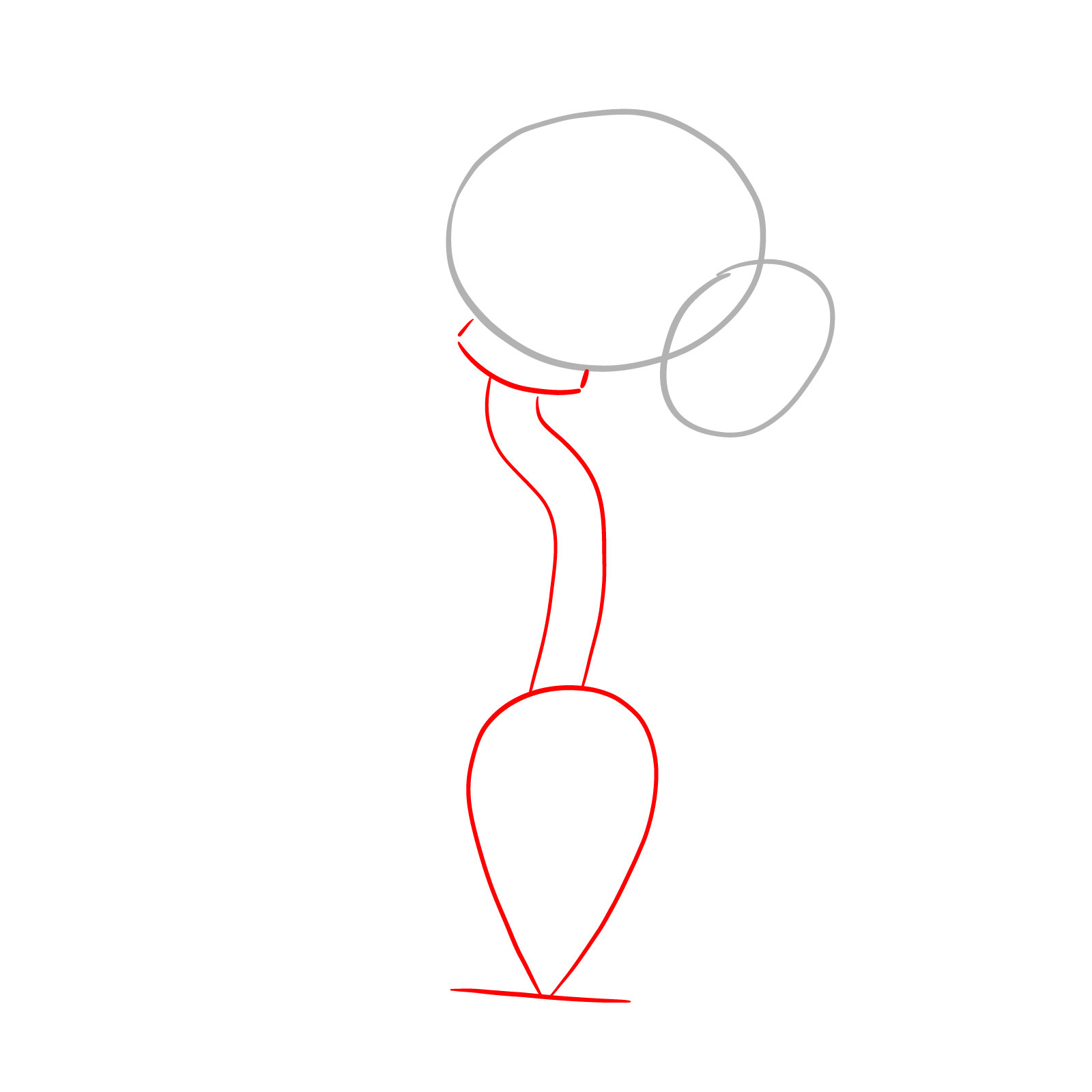 How to draw Glitched Legends Peashooter - step 02