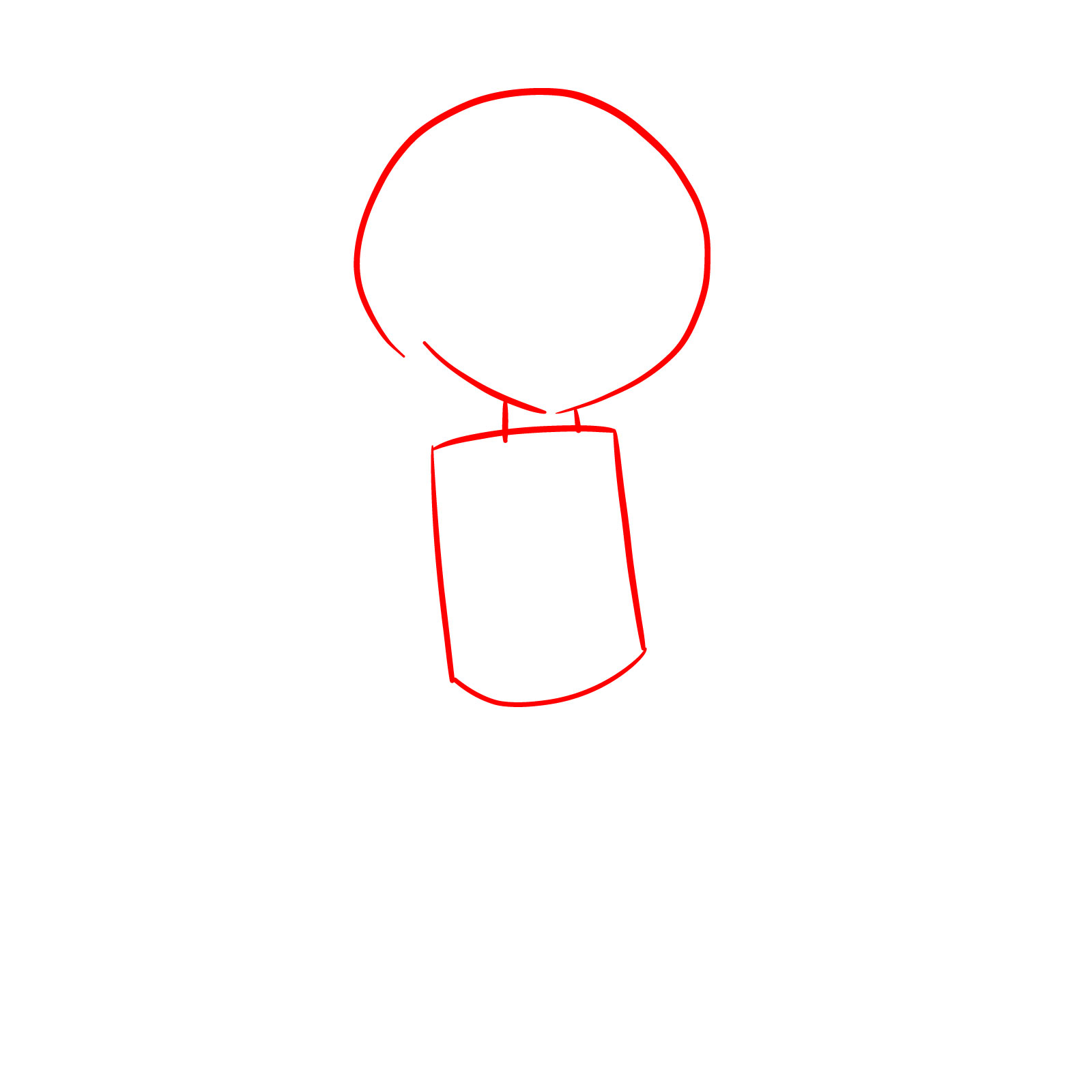 How to draw Taeyai from Cyber Sensation - step 01