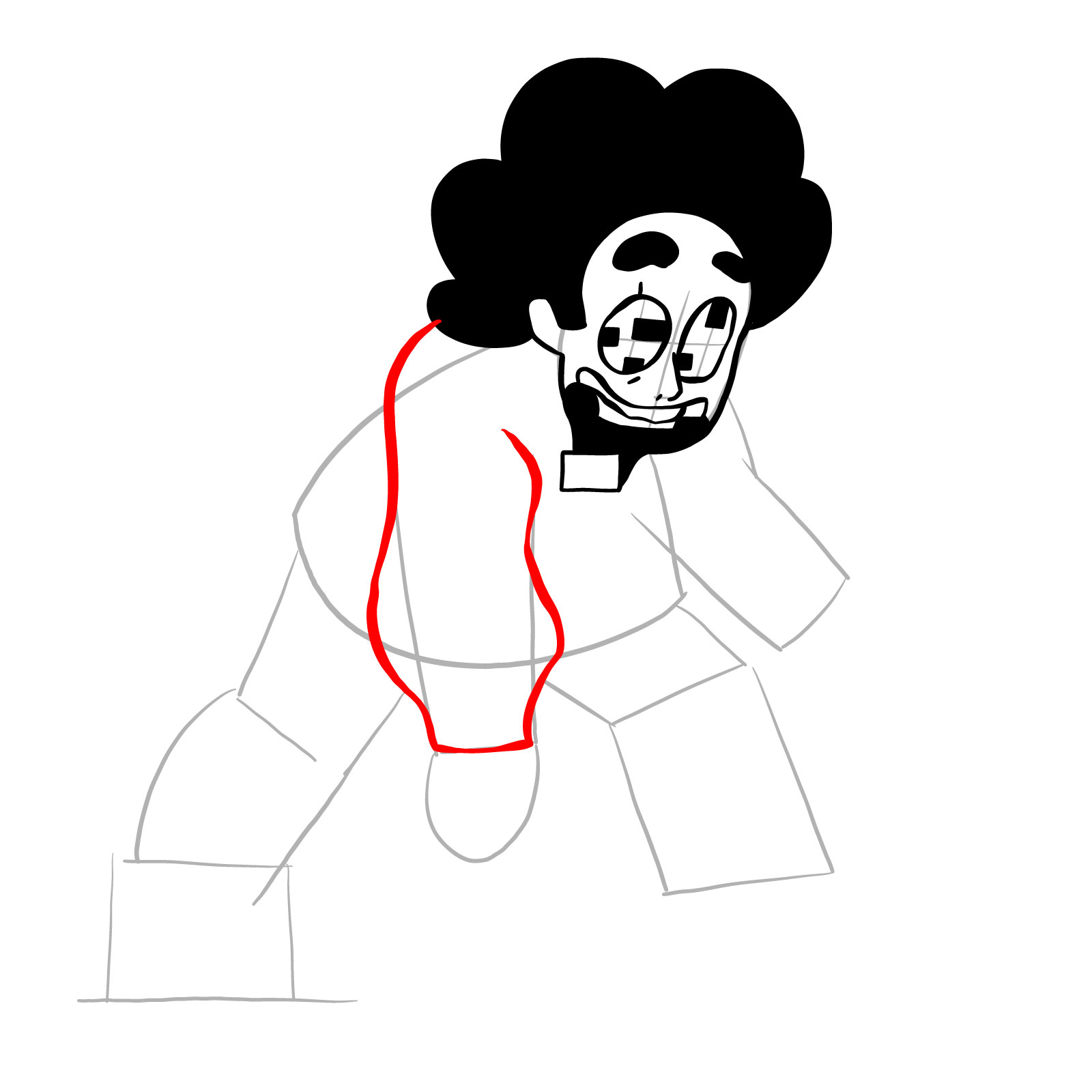 How to draw Steven Universe - FNF: Pibby Corrupted - step 11