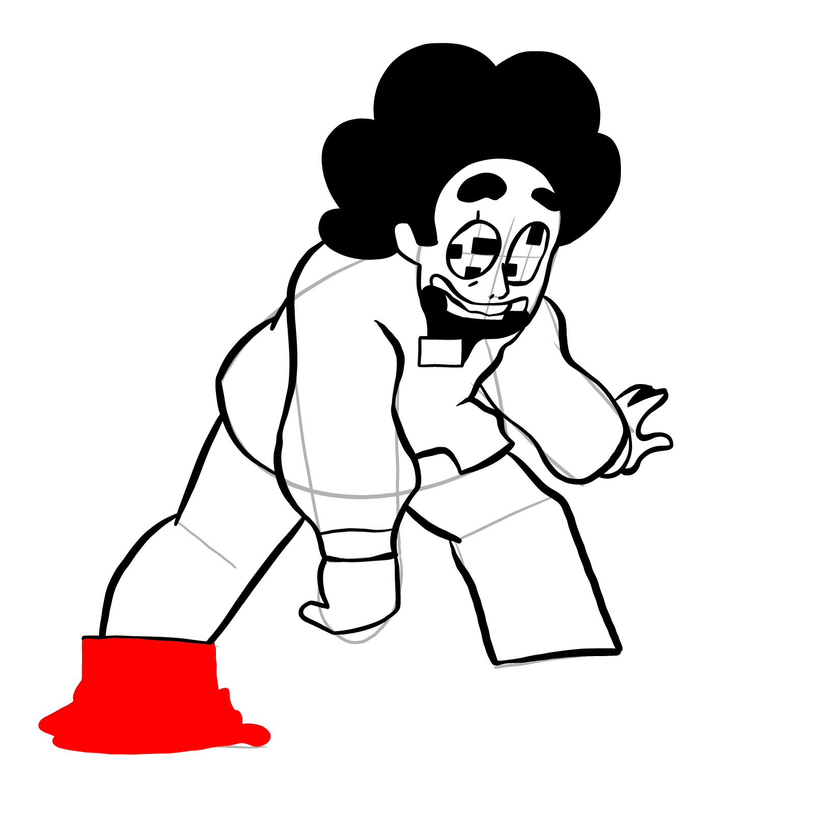 How to draw Steven Universe - FNF: Pibby Corrupted - step 18