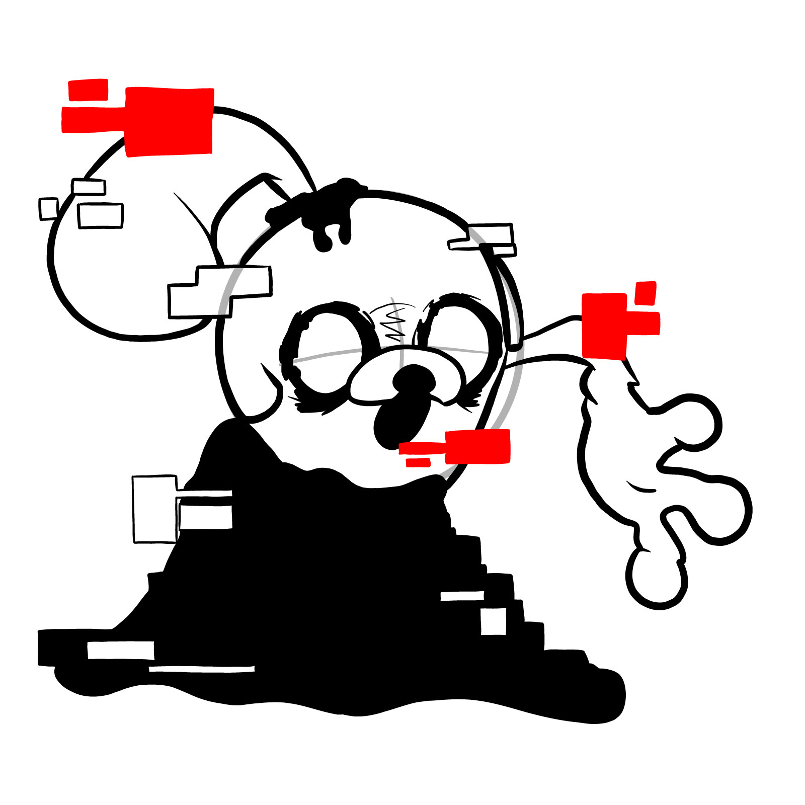 How to draw Jake - FNF: Pibby Corrupted - step 16