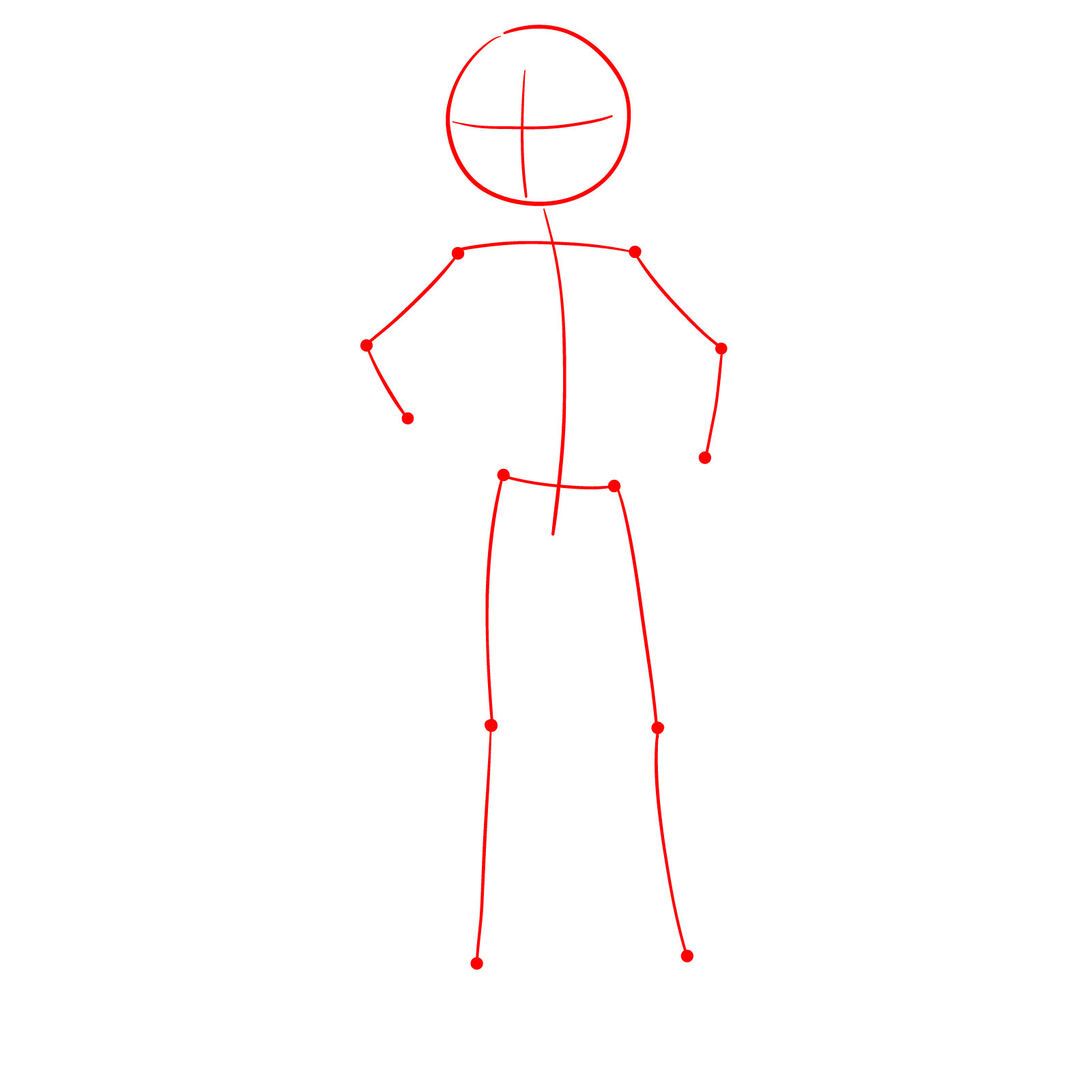 How to Draw a Creepy Bear Fortnite Skin - step 01