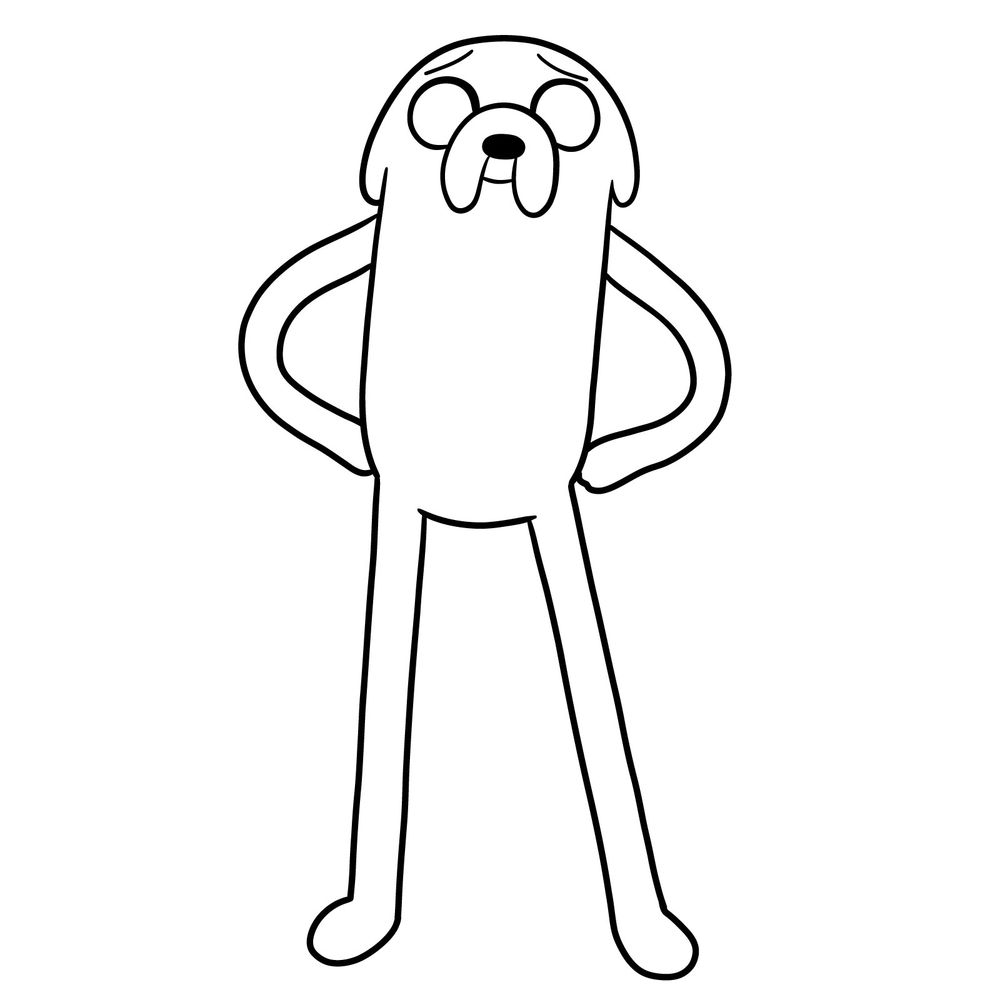 How to Draw Jake the Dog – Fortnite x Adventure Time Skin