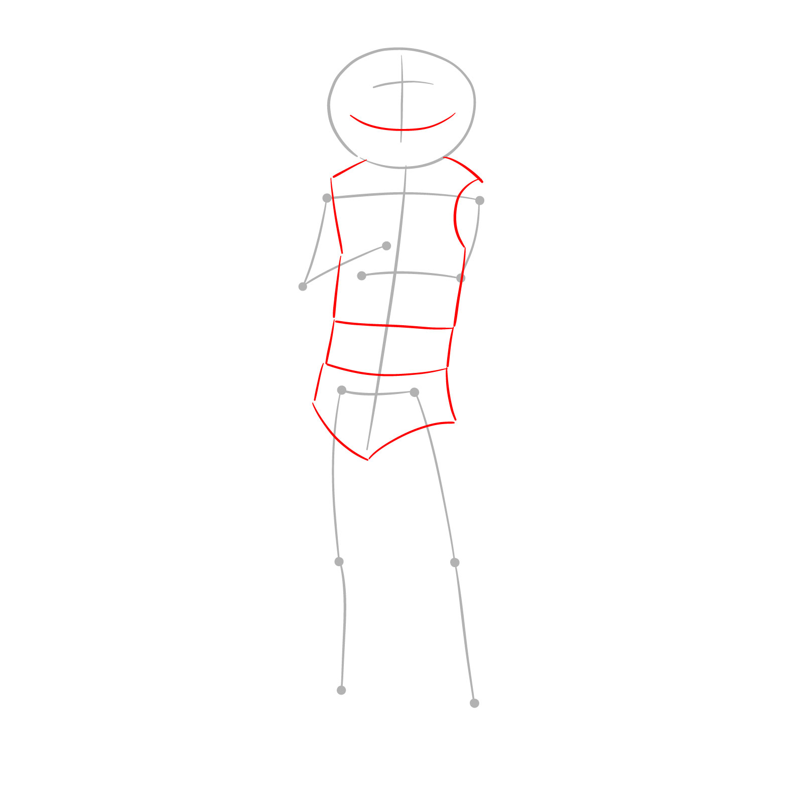 How to Draw Tomatohead from Fortnite - step 02