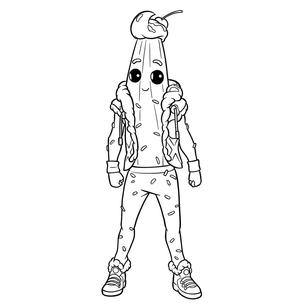 How to Draw Lil Split Skin: Fortnite Drawing Tutorial