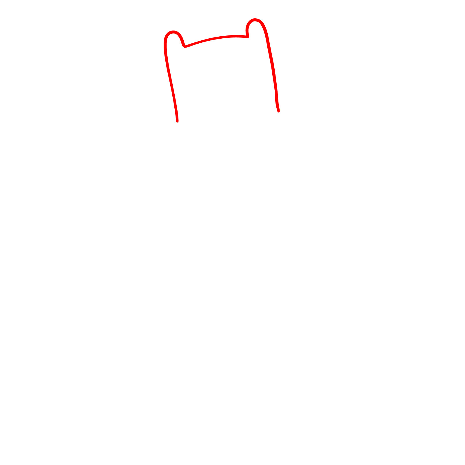 How to Draw Finn the Human Fortnite Skin - step 01