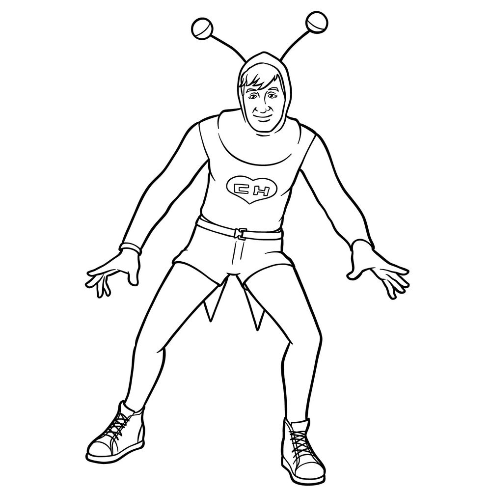 How to Draw El Chapulín Colorado: Fortnite Skin Drawing Guide