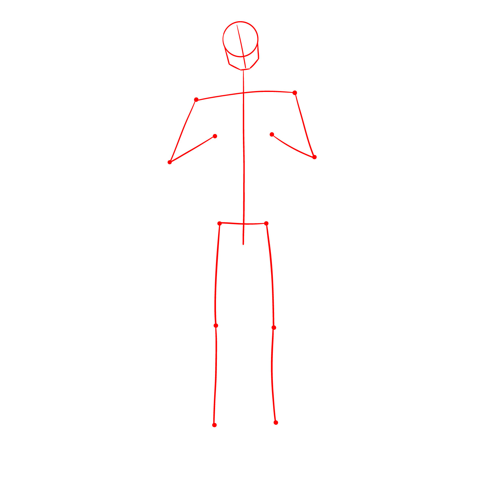 How to Draw Agent Jones Fortnite Skin - step 01