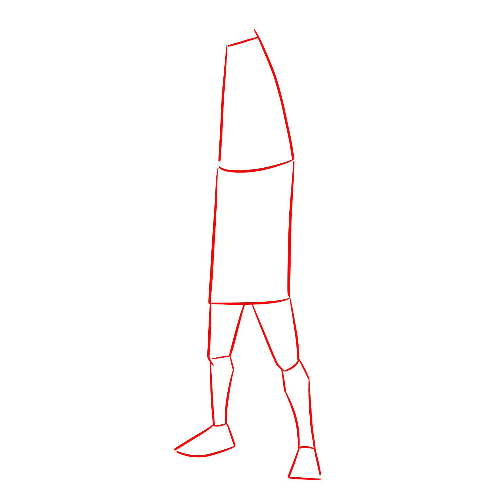 How to Draw P33LY from Fortnite - step 01
