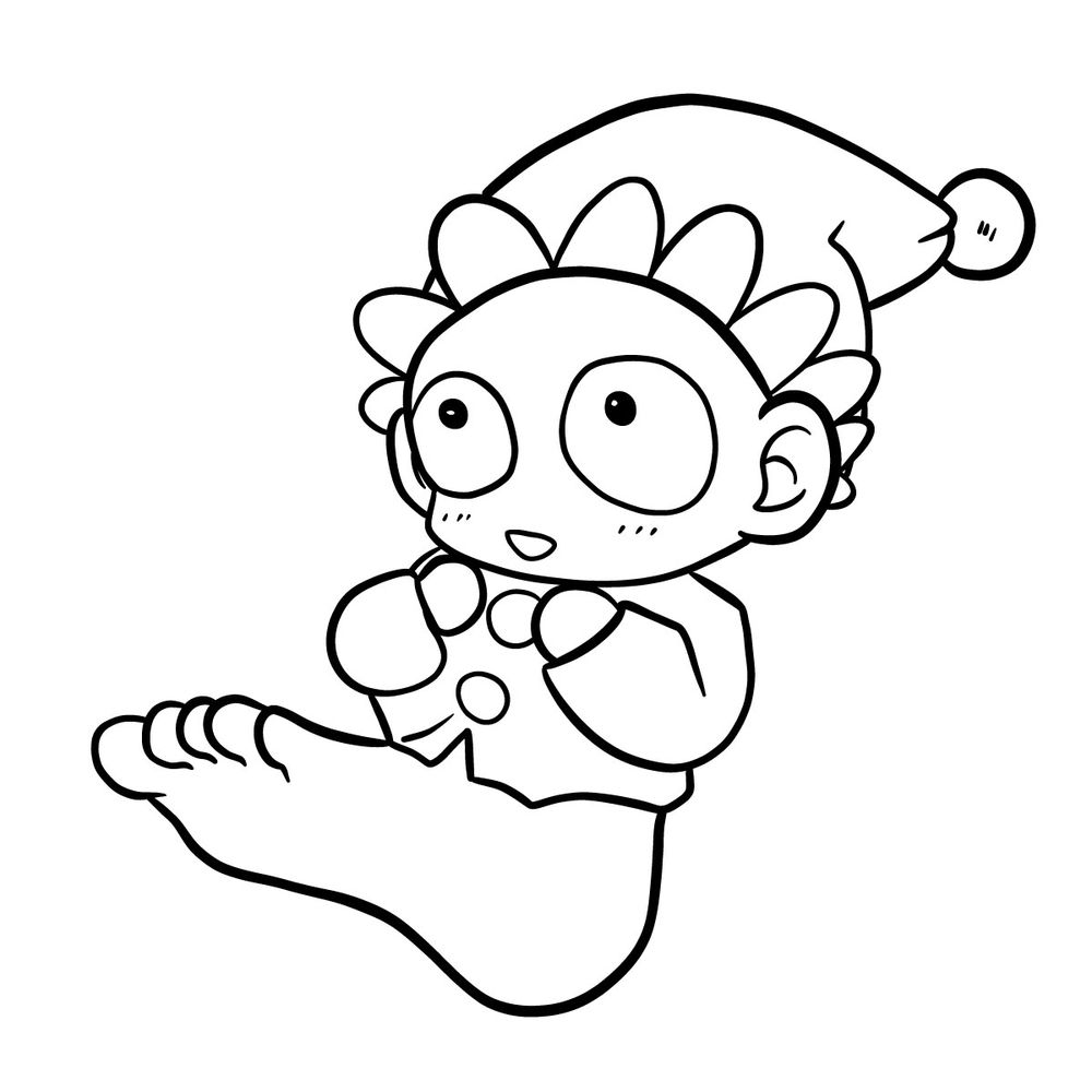 How to draw Sukiyapodes (Small Foot)